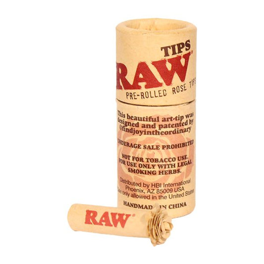 RAW TIPS PROLL ROSE TIPS 247 6CT