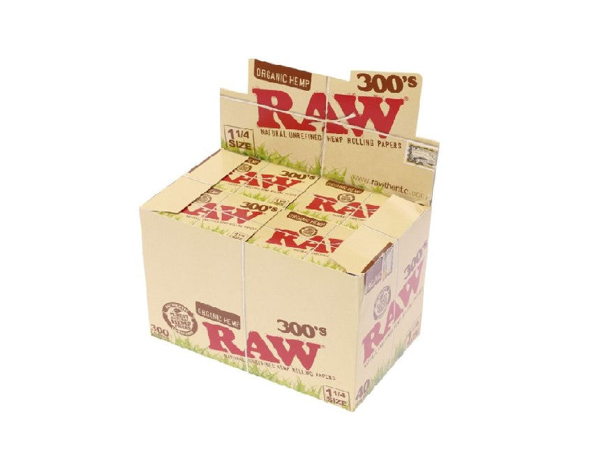 RAW ORGANIC HEMP PAPERS SLOW BURNING 40CT