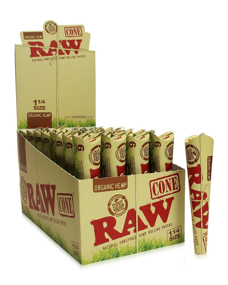 RAW CONE 1 1-4 SIZE ORGANIC