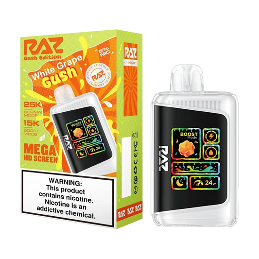 RAZ GUSH EDITION WHITE GRAPE GUSH 25K