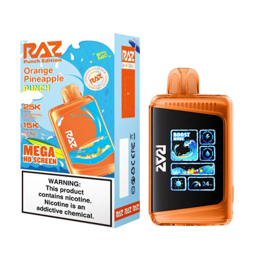 RAZ PUNCH EDITION 25K|ORANGE PINEAPPLEE PUNCH 25K|6972777971446| Pack of 5
