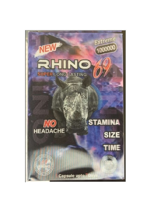 RHINO 69 3D BOX SINGLE PILLS 24CT