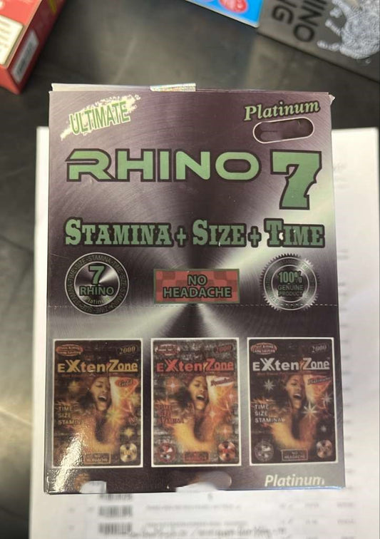 RHINO 7 PLUS PLATINUM 4000K 24CT