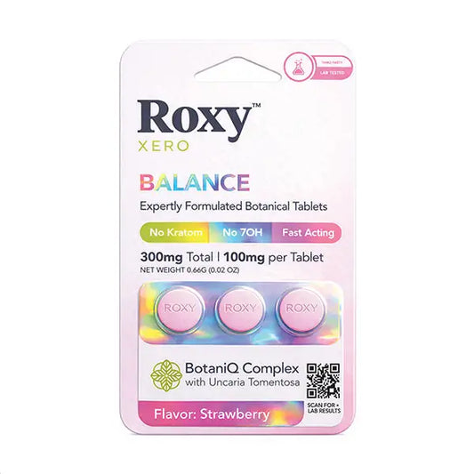 ROXY XERO BALANCE BOTANIC STRAWBERY 300MG 3CT
