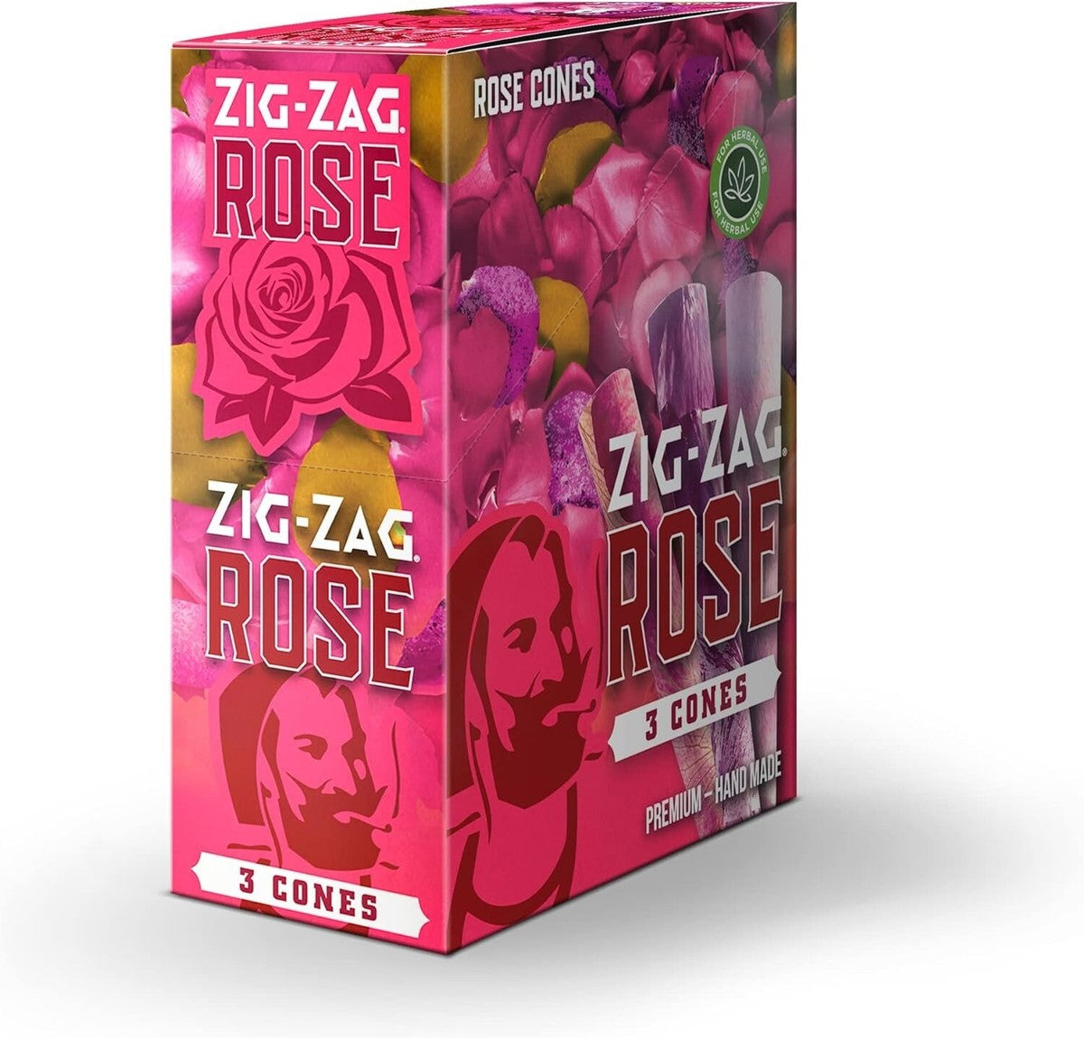 ZIG ZAG ROSE CONES 8PACK BOX