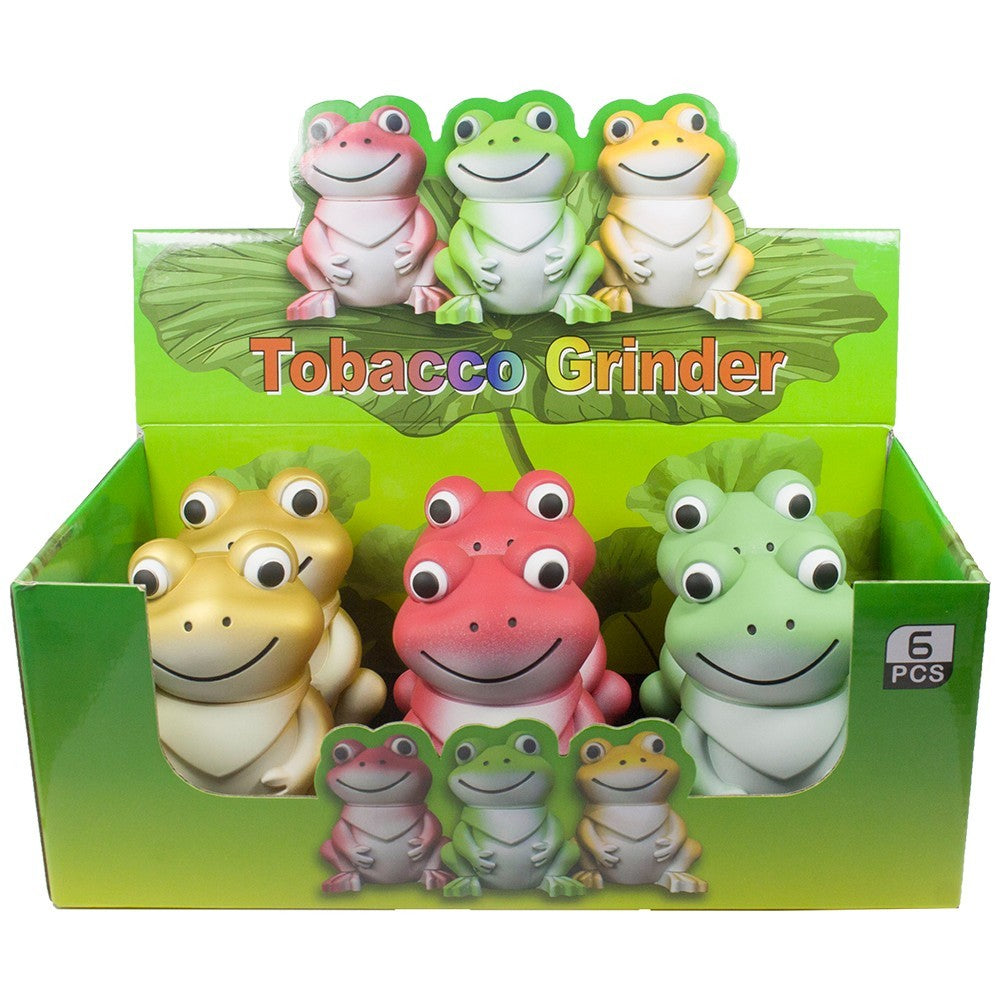 TOBACCO GRINDER FROG DESIGN 12CT