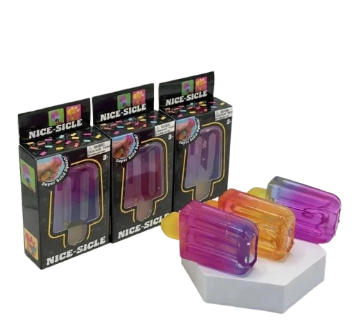 FIDGET FUN NICE CREAM SENSORY TOY MULTI COLOR GN 12CT