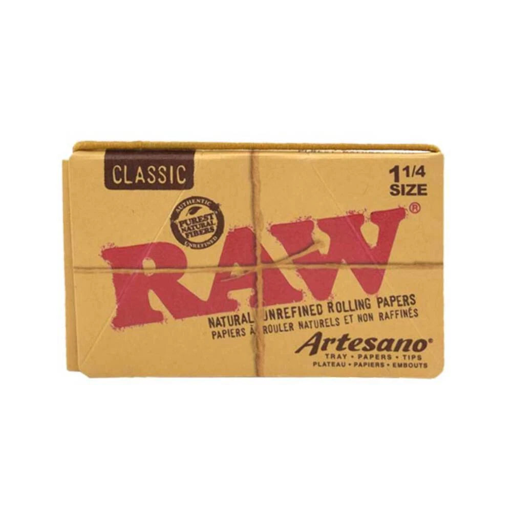 RAW CLASSIC 1 1/4 SIZE ARTESANO PAPER TIPS 50PK 15CT