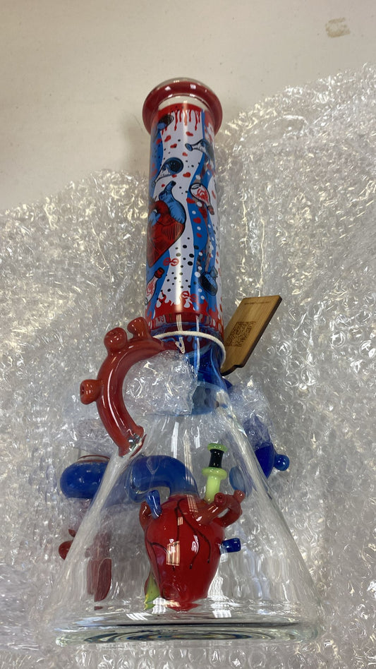 WATERPIPE CHEECH HEARTFELT HITS LUNGS CHE373 15"