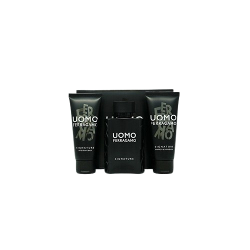 FERRAGAMO UOMO SIGNATURE GIFT KIT 3CT