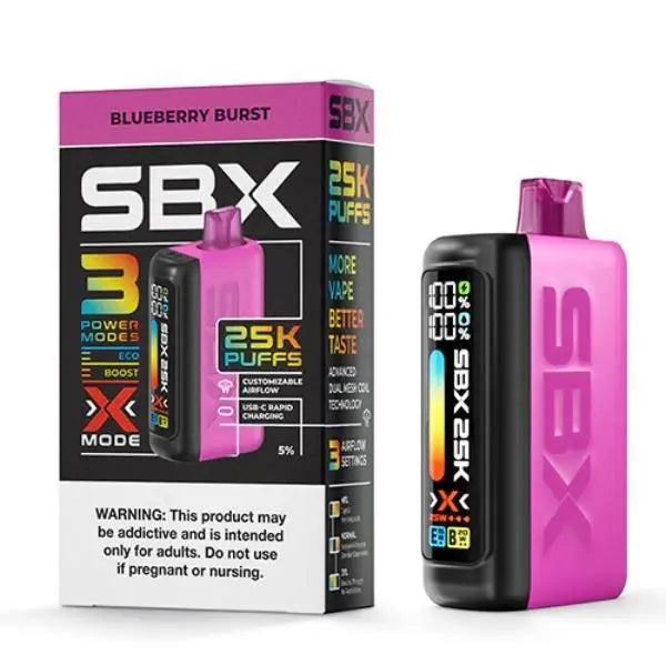 SBX 25K |SBX BLUEBERRY BURST 25K|810100434595|Pack of 5