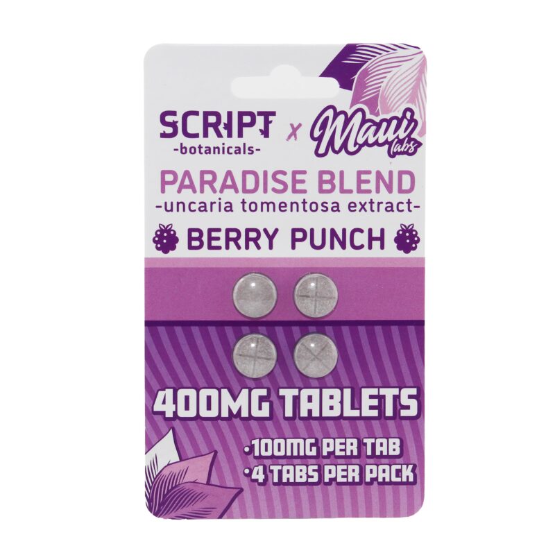 SCRIPT 7 MAUI PARADISE BLEND BERRY PUNCH 400MG