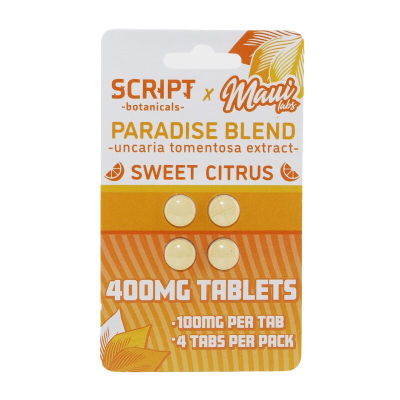 SCRIPT 7 MAUI PARADISE BLEND SWEET CITRUS 400MG