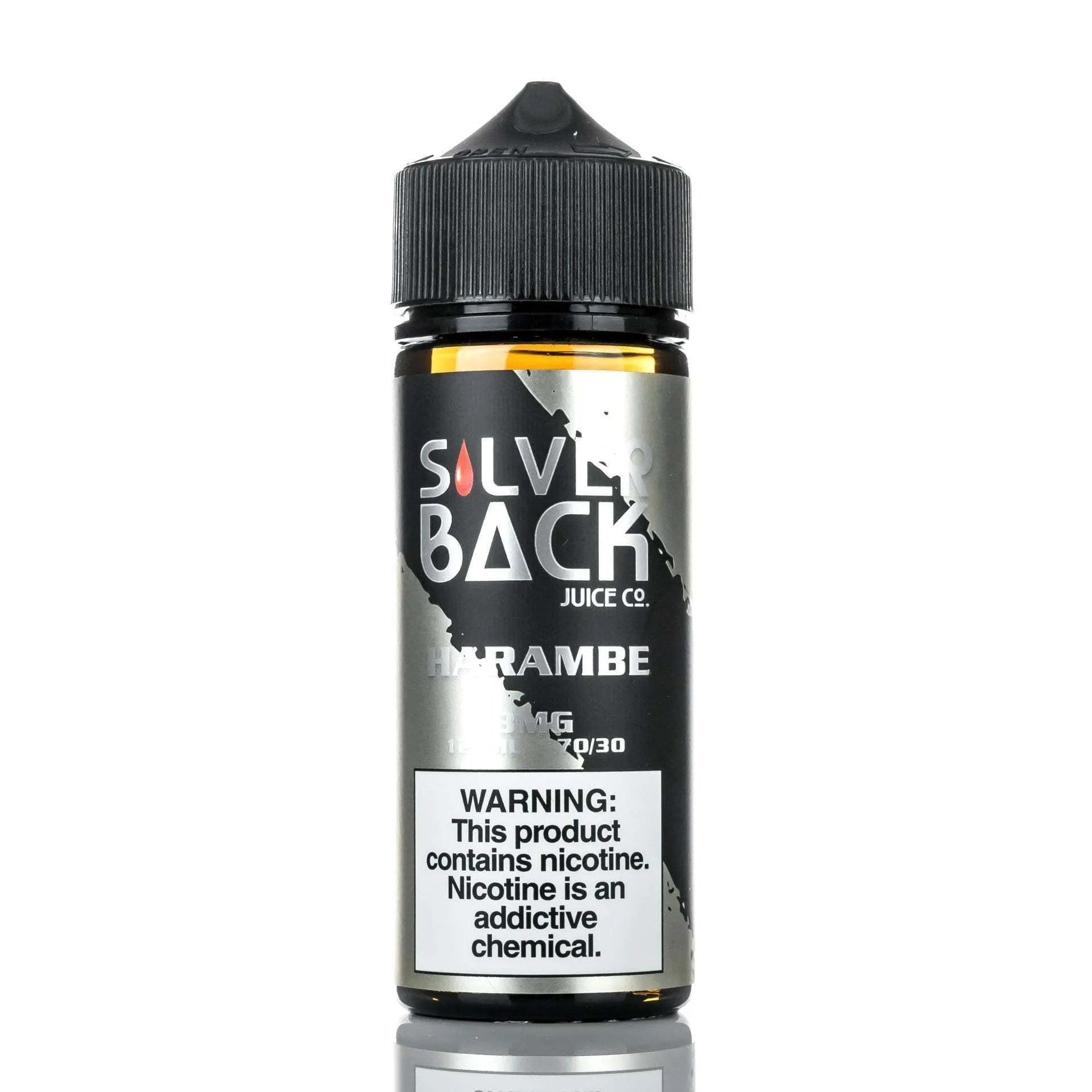 SILVERBACK JUICE CO HARAMBE CNAMN CREAM CRIBEAN RUM 6MG 120ML
