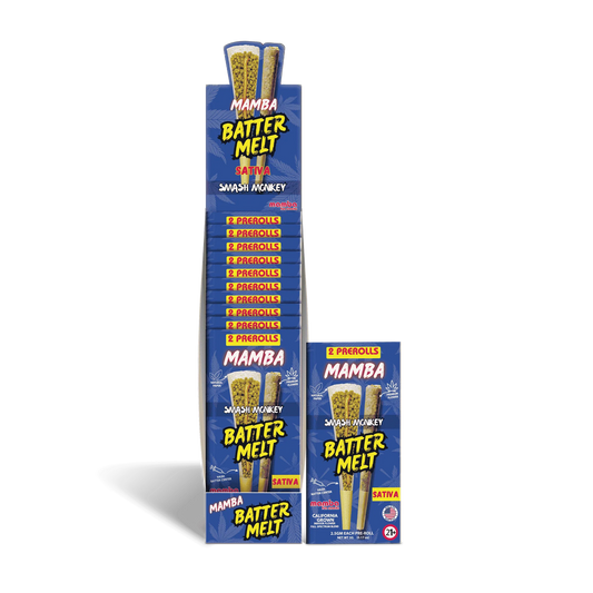 MAMBA BATTER MELT PROLL| SMASH MONKEY SATIVA 5GM|643556215391|PK OF 10
