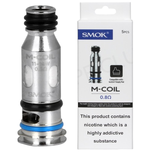 SMOK M-COIL BLUE 0.8OHM TAA29702 10CT