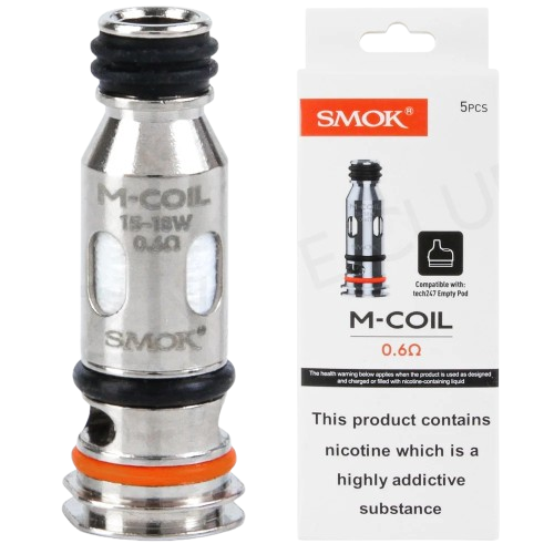 SMOK M-COIL RED 0.6OHM TAA30002 10CT