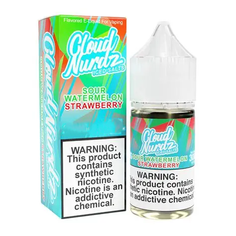 CLOUD NURDZ ICED SOUR WTRMLN STRWBRY 50MG 30ML