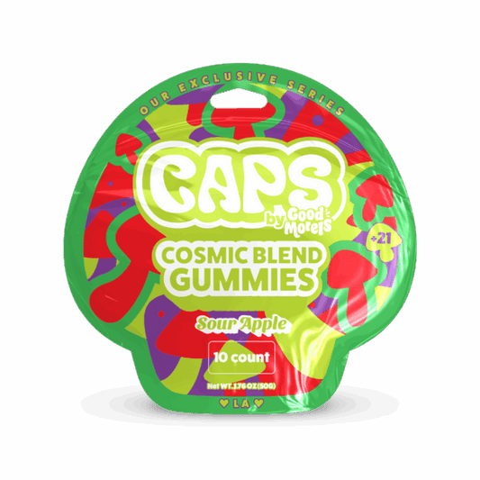 CAPS COSMIC BLEND GUMY SOUR APPLE 10CT