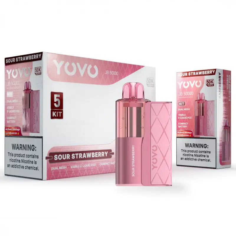 YOVO JB50000 KIT 50K |SOUR STRAWBERRY 50K |6976984855797|PKOF 5