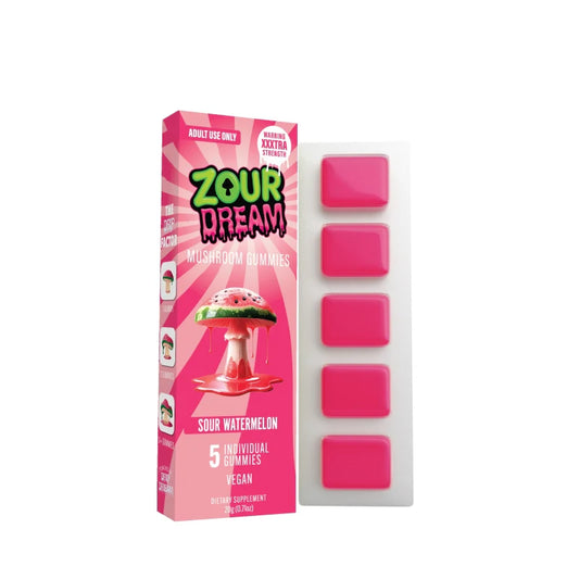 ZOUR DREAM MUSHROOM GUUMY SOUR WATERMELON