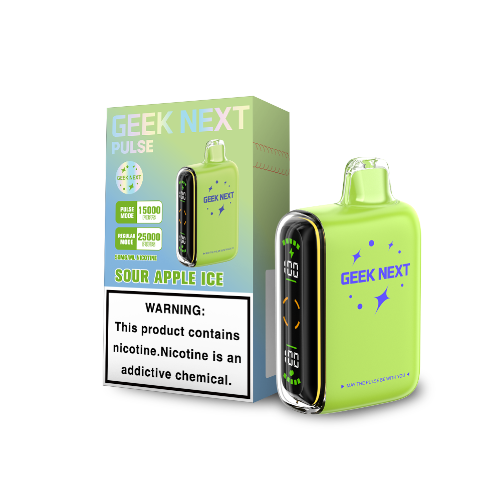 GEEK NEXT PULSE 25K|GEEK NEXT PULSE SOUR APPLE ICE 25K|6917673166640|P ...
