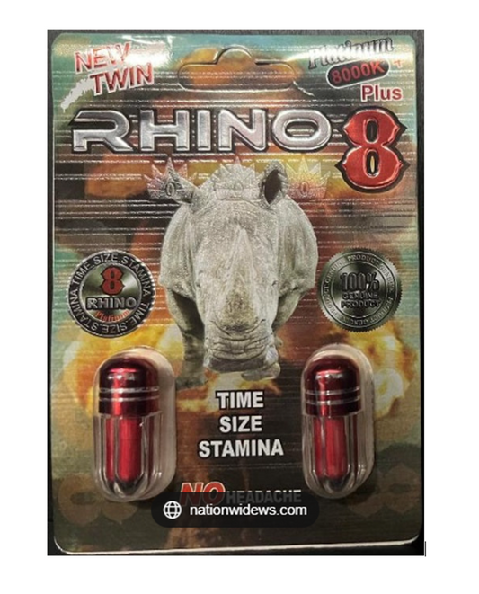RHINO NEW STAMINA DOUBLE BOX 800K 24CT