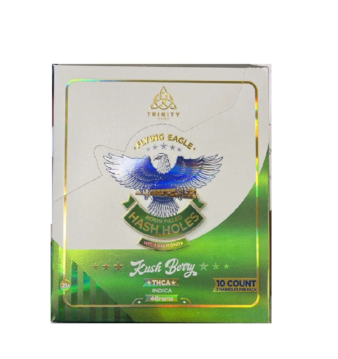 TRINITY FLYING EAGLE HASH HOLES PROLL KUSH BERRY 4GM 2CT