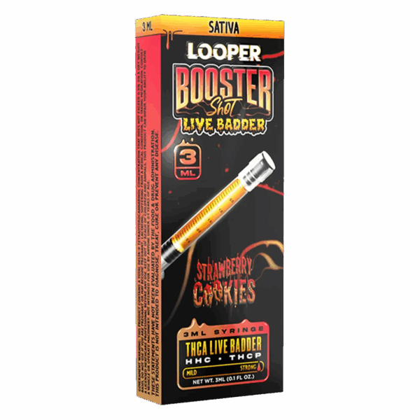 LOOPER BOOSTER SHOT SYRINGE STRWBERY COOKIES 3ML