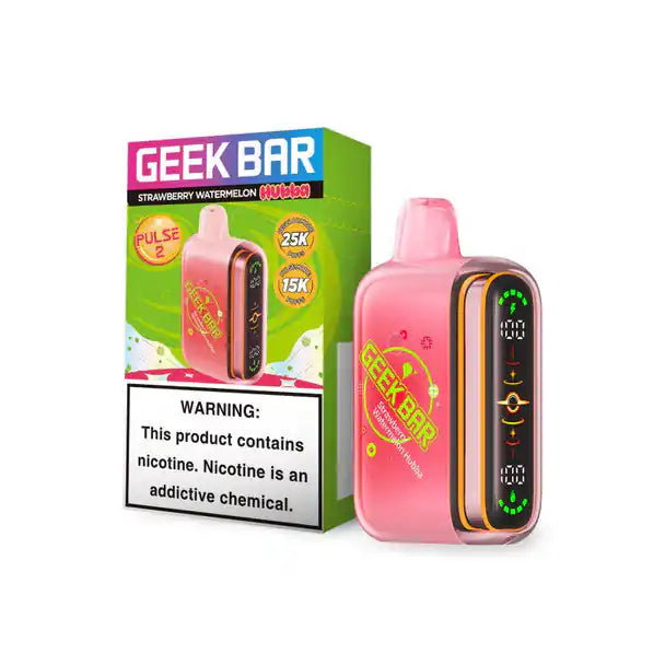 GEEK BAR PULSE 2 STRAWBERY WATERMELON HUBBA 25K