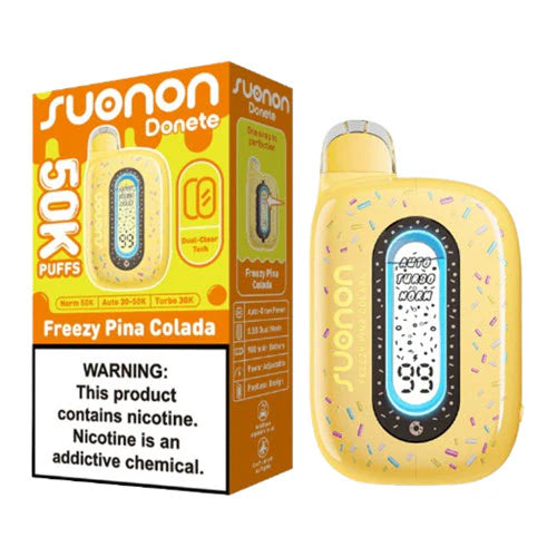 SUONON DONETE USA 50K|SUONON DONETE USA FREEZY PINNA COLADA 50K|850079257085|Pack of 5