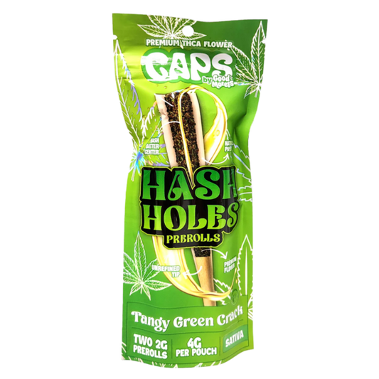 CAPS HASH HOLES PROLL GREEN CRACK SATIVA 1GM
