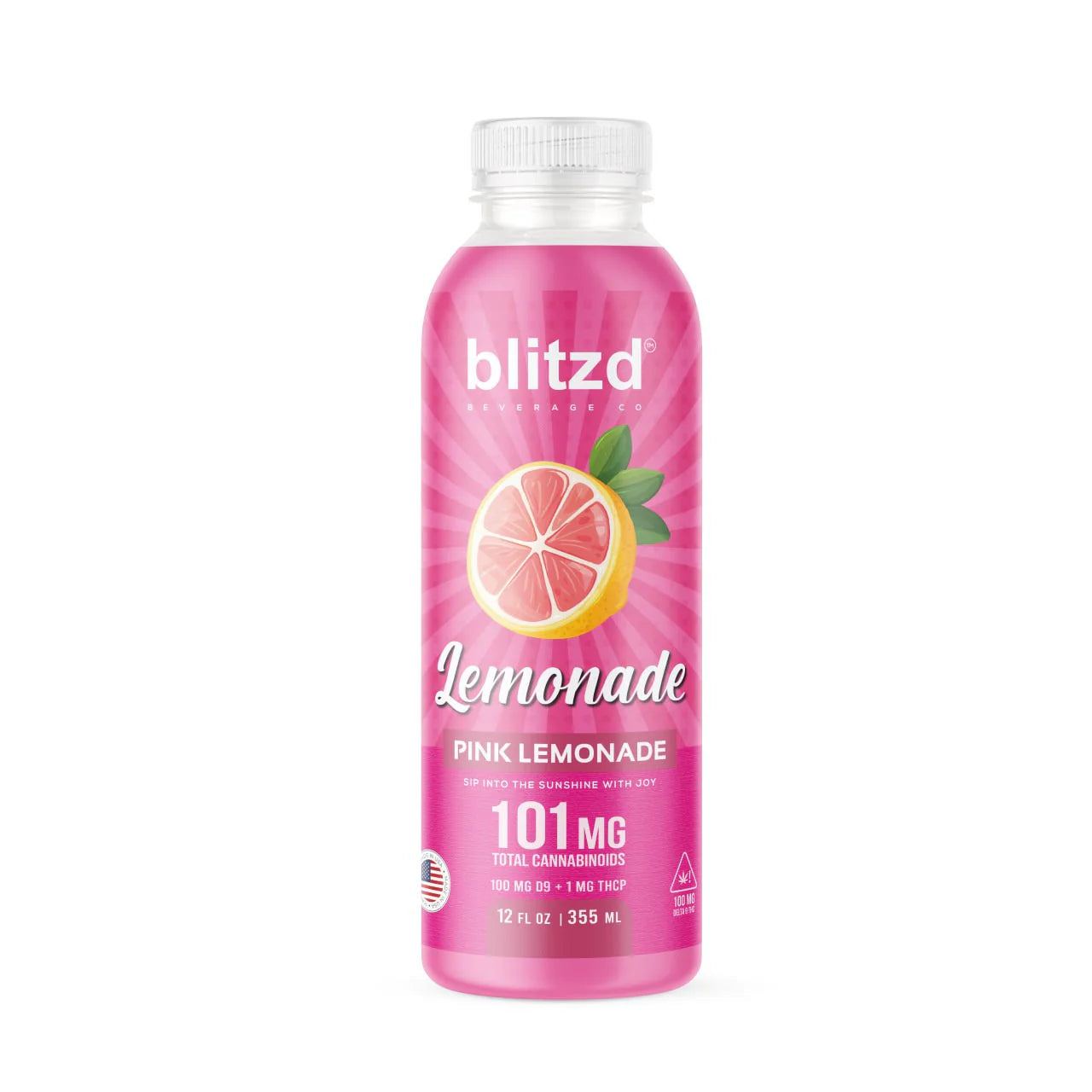 BLITZ D9 THC LEMONADE PINK LEMONADE 101MG 12OZ