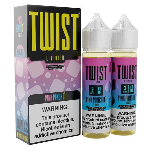 TWIST E LIQUID X 2 PINK PUNCH 0 60ML 3MG