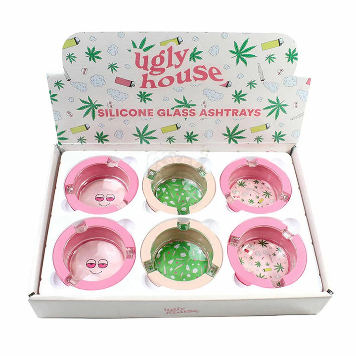 UGLY HOUSE SILICONE GLASS ASHTRAY
