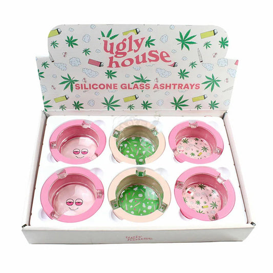 UGLY HOUSE SILICONE GLASS ASHTRAY
