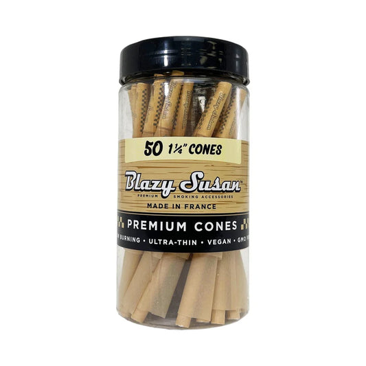 BLAZY SUSAN GOLD 1 1/4 PROLL CONES 50CT