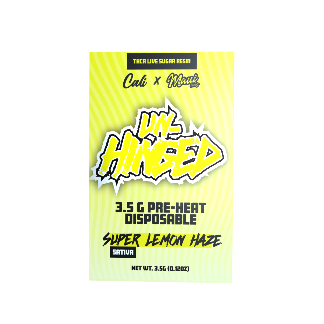 UNHINGED 3.5G|UNHINGED SUPAR LEMON HAZE SATIVA 3.5G|850067283249