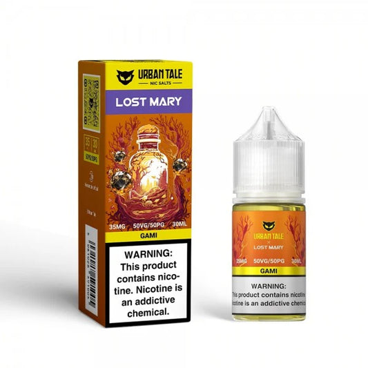 LOST MARY URBAN TALE E-LIQUID GAMI 50MG 30ML