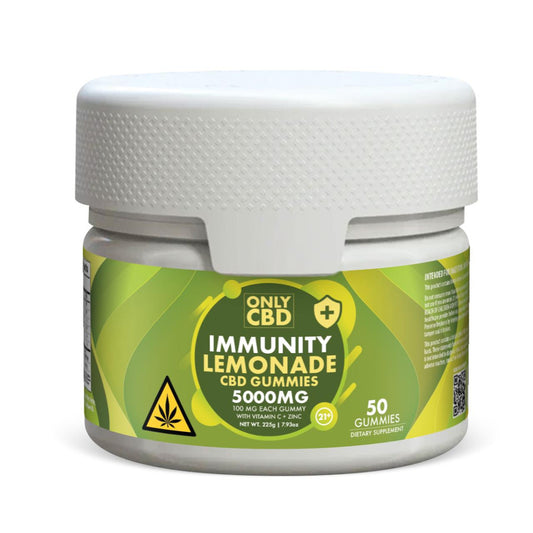 ONLY CBD IMMUNITY GUMMIES LEMONADE 5000MG
