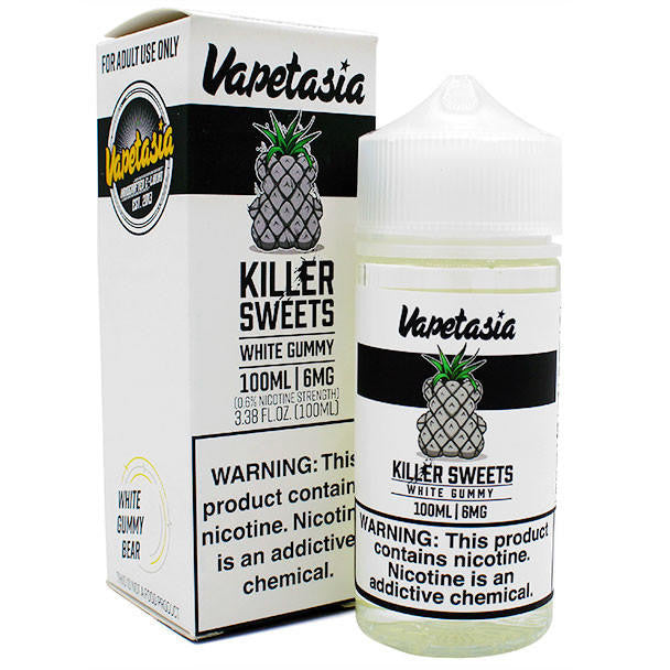 VAPETASIA  KILLER SWEETS WHITE GUMMY 100ML 6MG