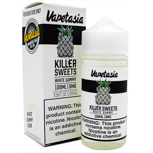 VAPETASIA  KILLER SWEETS WHITE GUMMY 100ML 6MG