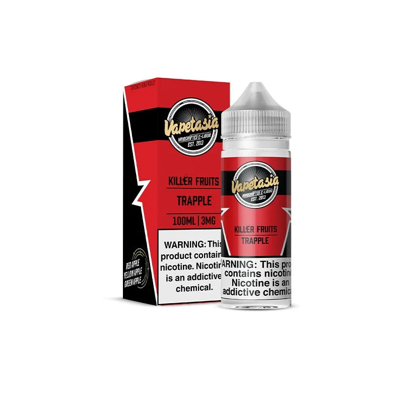 VAPETASIA  KILLER FRUITS TRAPLE 100ML 6MG