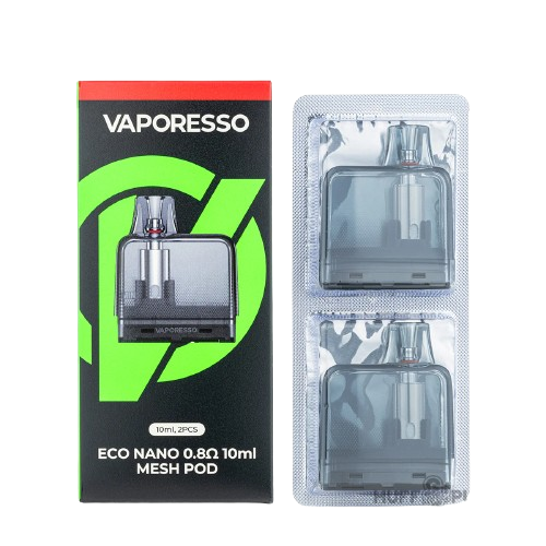 VAPORESSO ECO NANO 0.8OHM MESH POD 10ML 10CT