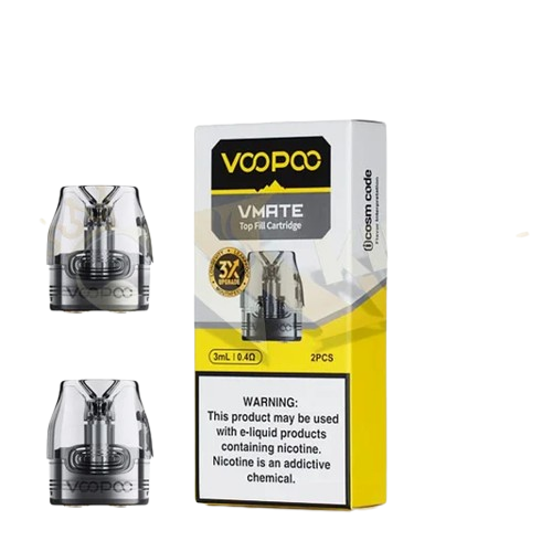VOOPOO VMATE V2 CARTIDGE 0.4OHM 3ML 2CT