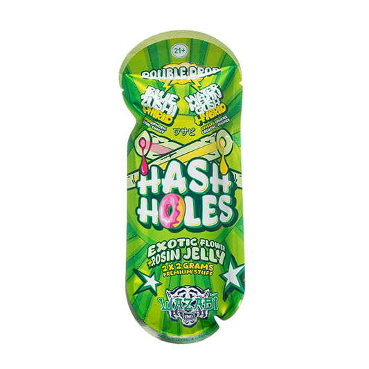 WAZABI DOUBLE DROP HASH HOLE BLUE ZUSHI WTRMLON HYB 2G