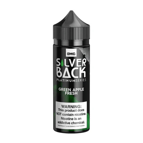 SILVERBACK JUICE CO GREEN APL CANDY FRSH 3MG 120ML