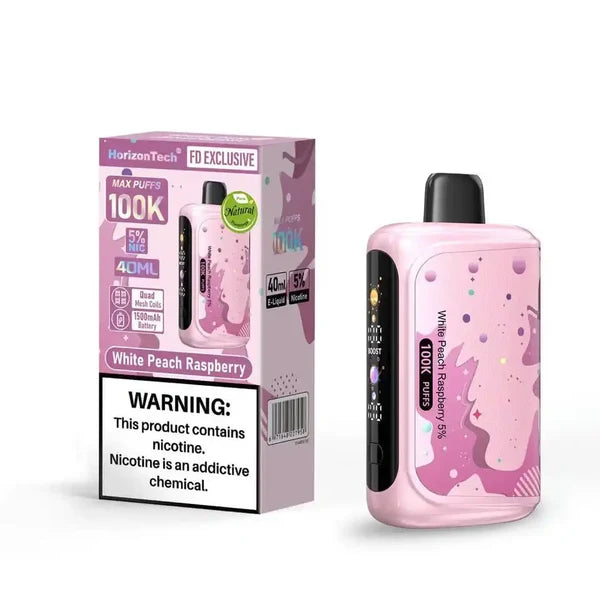 HORIZON TECH USA WHITE PEACH RASPBERRY 100K