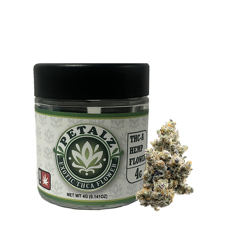 PETALZ THCA EXOTIC FLOWER HYBRID ASSTD 4GM