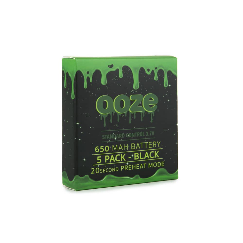 OOZE 5 PACK BLACK OOZ101 650MAH